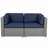Rister 59'' Wide Wicker with Cushions-1535410302
