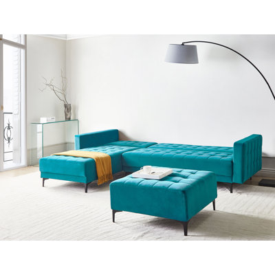 Aliyha 4 Seater Velvet Sofa Bed