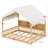 House-Shaped Daybed With Fense-756841893
