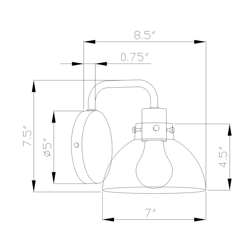 Ashdown Armed Sconce