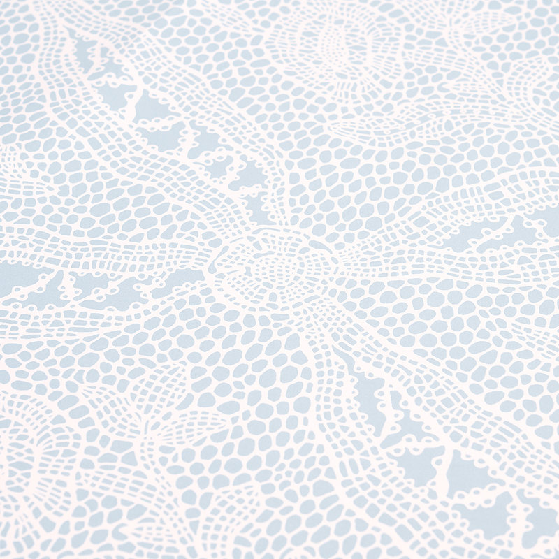 Cosette Lace Wallpaper, Cornflower