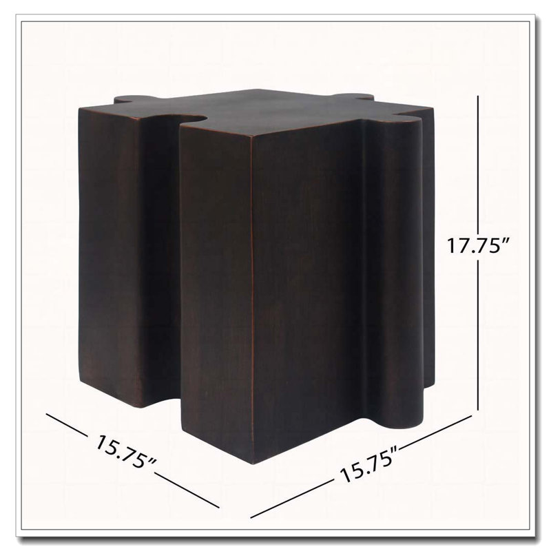 Table modulaire à rebord convexe MGO, tables d'appoint d'extérieur / d'intérieur, Cuivre