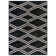 Tapis noir et blanc Modern Modern