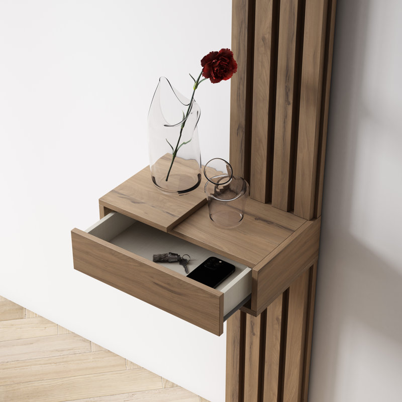 Myrone Floating Shelf, Walnut