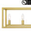 Lustre linéaire à 8 lumières pour îlot de cuisine Perea-1032340153