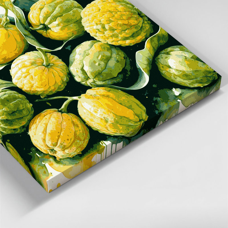 Art mural sur toile, "Fruit Ugli", H 11 po x l 14 po