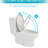 Ceramic Toilet - High , Dual Flush, To Stains, Soft Seat Modern Ceramic, Close Seat, 30.51 In Package Height