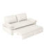Canapé-lit convertible multi-fonctionnel 3-en-1, idéal pour les espaces de vie variés et le repos confortable-331813018