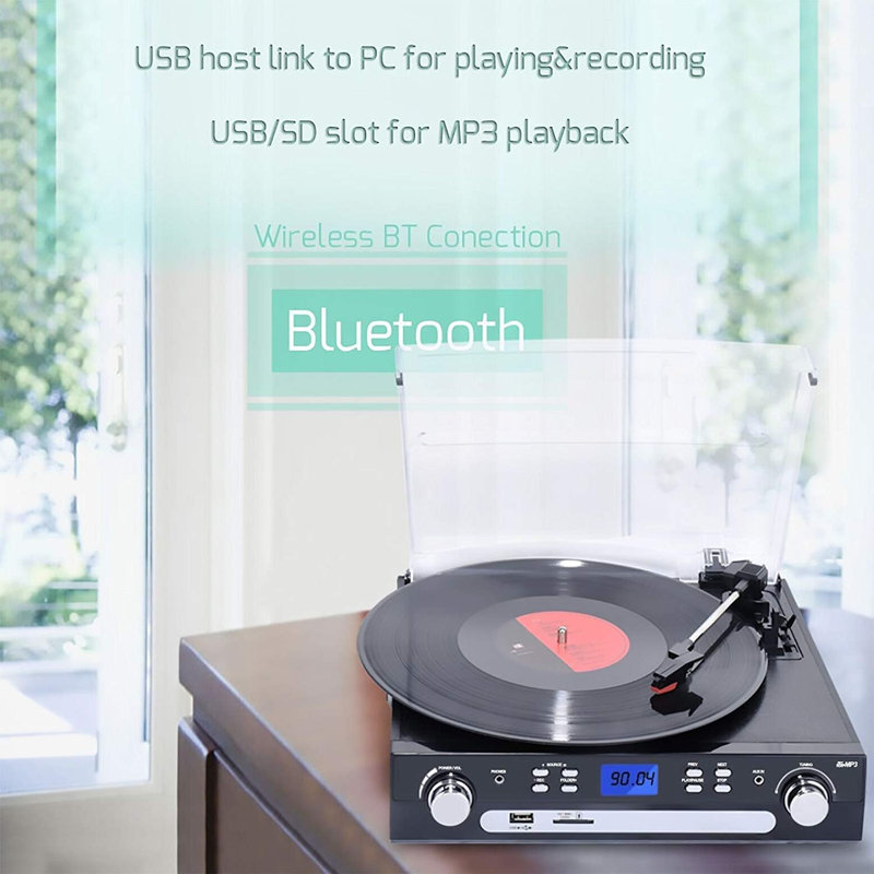DIGITNOW Bluetooth Record Player