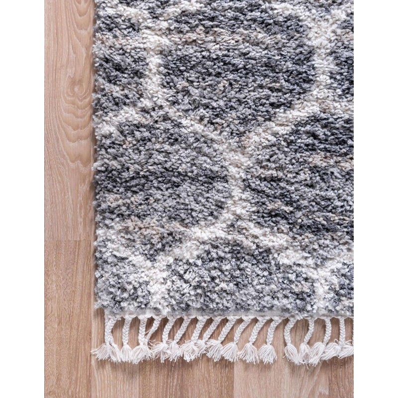 Mitzy Geometric Indoor Rug, Square 8'