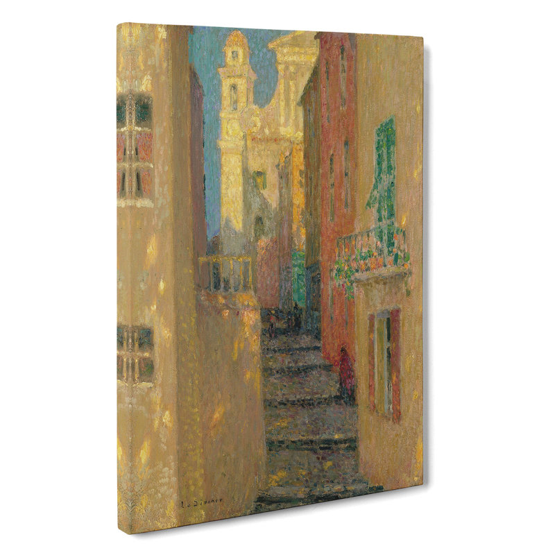 Church Street by Henri Le Sidaner - Wrapped Canvas Painting, 76cm H x 50cm W x 3cm D