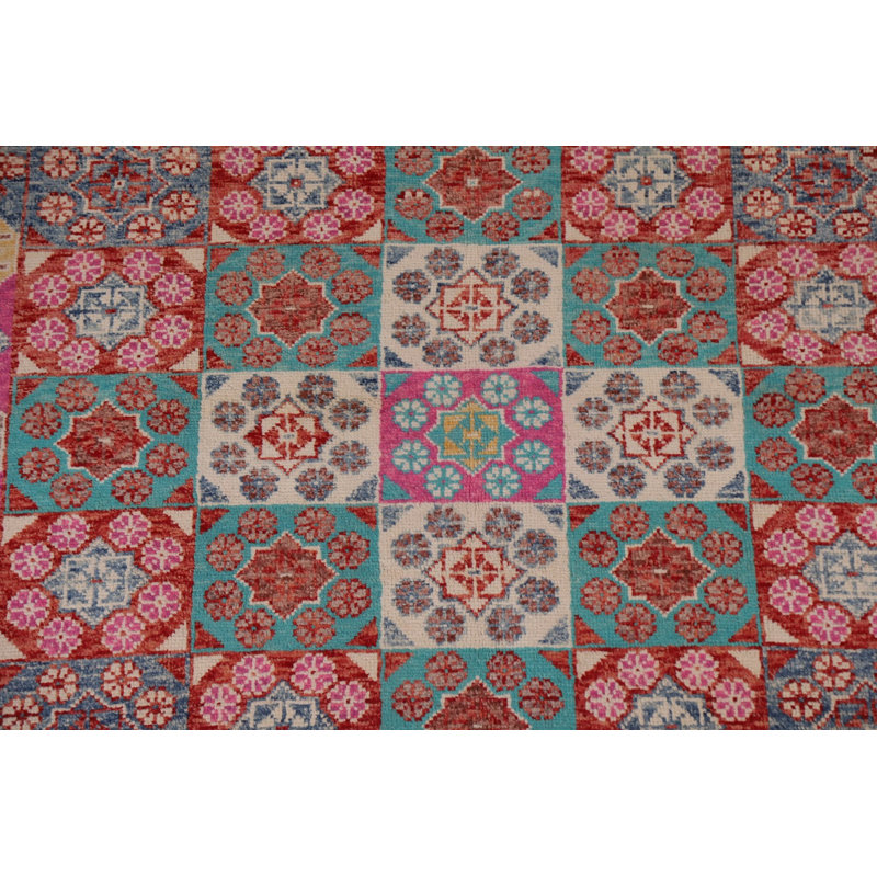 Geometric Gabbeh  Oriental Area Rug 6x8