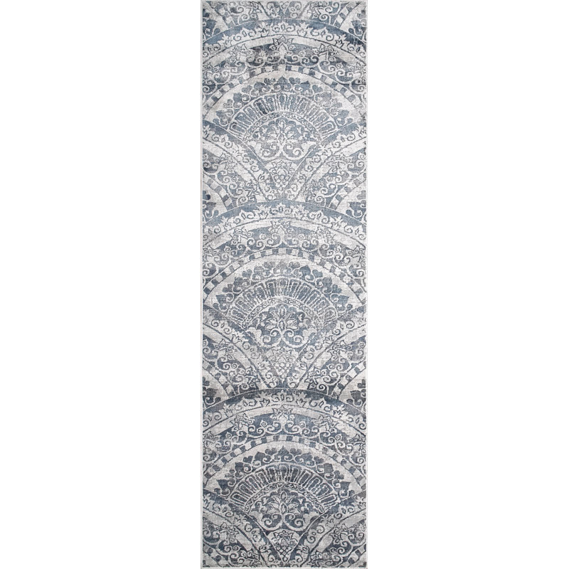 Sparta Viscose Abstract Indoor Rug, Runner 2'2" x 7'7"