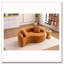 Canapé modulaire courbé en chenille-664202055