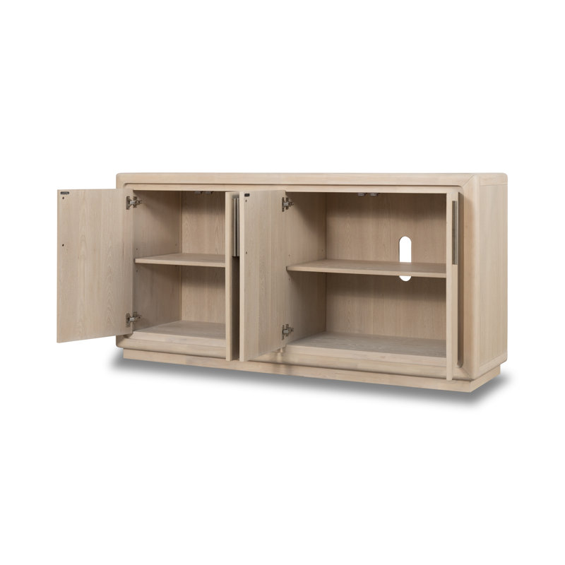 Buffet en bois jonquille 4 portes Timera