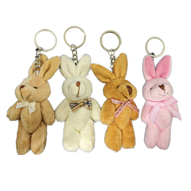 Porte-clés peluche lapin