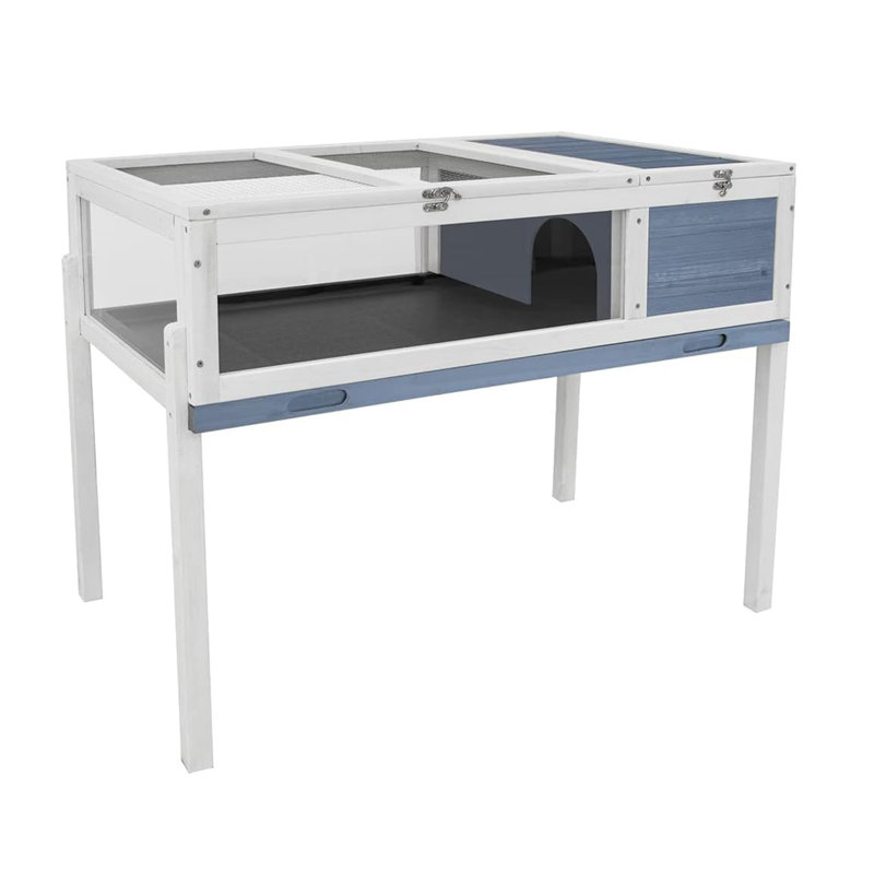 Enclos pour tortues d'intérieur avec pieds amovibles