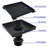 6 In. X 6 In. Stainless Steel Square Shower Drain With Tile-In Pattern Surface-122260902