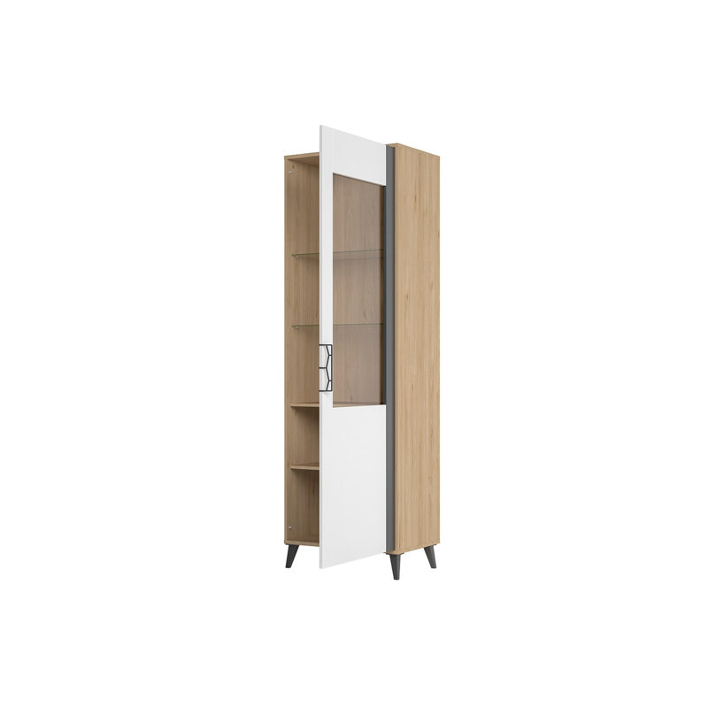 Nasibe China 1-Door Cabinet, Right