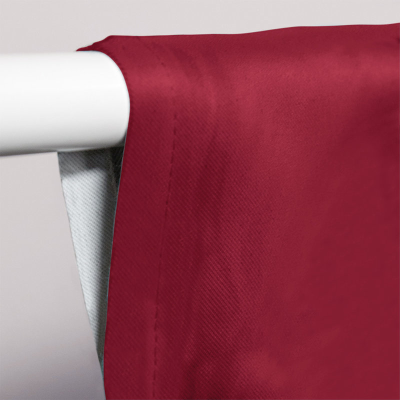 New York Big Sateen Room Darkening Curtain Single Panel, Blue, 84" W x 53" L