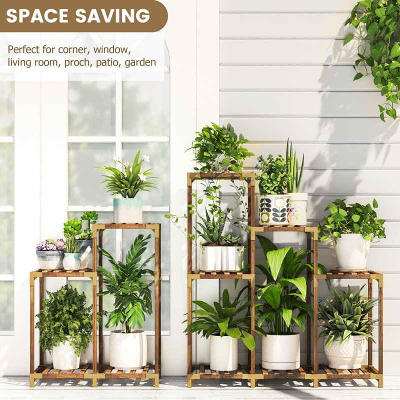 Support d'angle pour plantes d'intérieur