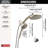 6-Setting PivotPro 3-in-1 Combination Shower Head with High Pressure ProClean Spray SpotShield Brushed Nickel-116423677