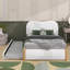 Lit plateforme tapissier avec lit gigogne-508423951