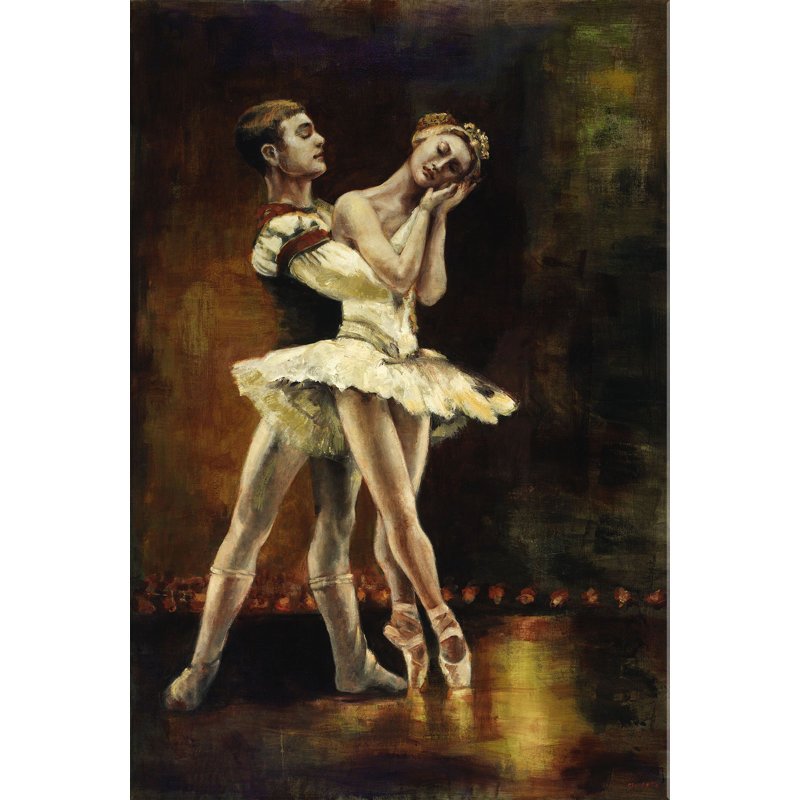 "Embrace" par Claudette - peinture sur toile tendue