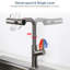 Kitchen Faucets with Pull Down Sprayer for 4 Function Waterfall Kitchen Sink Faucet Stainless Steel Kitchen Faucet-111152834