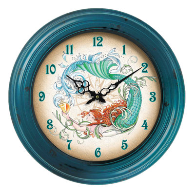 I Sea Life Coastal Wall Clock