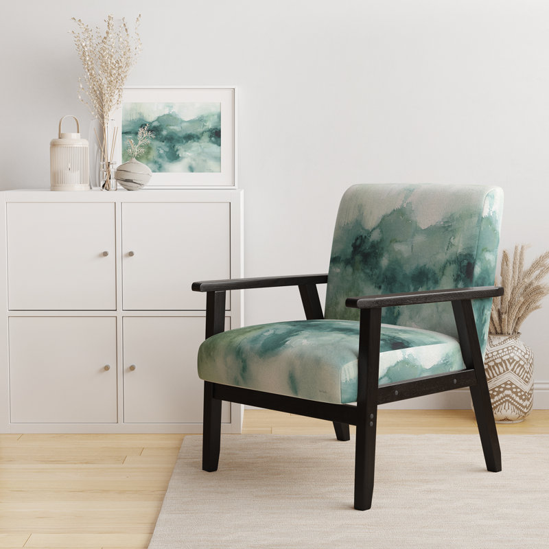 Maichael - Upholstered Mid-Century Accent Arm Chair