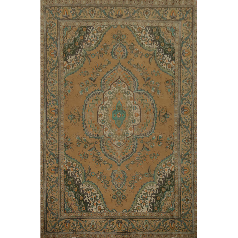 Tapis traditionnel rétro en laine 10 x 13