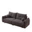 2 laine d'agneau avec tissu et coussins - Gris pour salon ergonomique