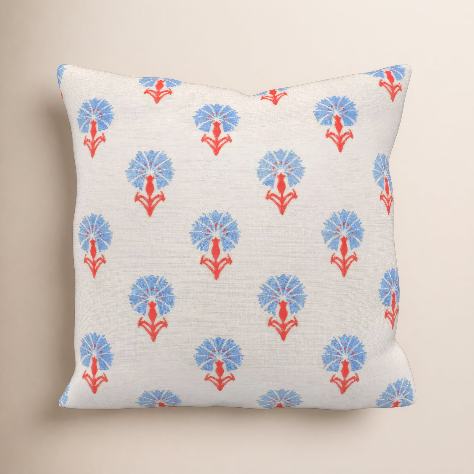 Amala Outdoor/Indoor Throw Pillow, Mira Bluebell