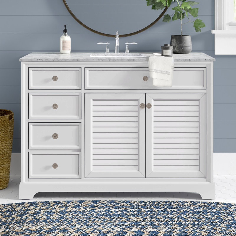 Ensemble de meuble-lavabo simple 48 po Closter, Blanc