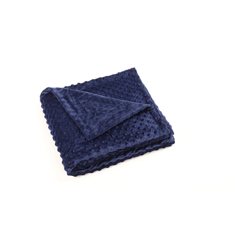 Housse pour couverture lestée, Simple, bleu