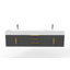 Ensemble de meuble-lavabo mural simple l 72 po Clelie-1160926161-1160926166-1160926167