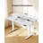 Adjustable Height Electric Standing Desk with Drawers for Home Office, Gaming Table with Storage Shelf & 4 Preset Heights-822786025-822786030