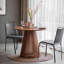 Acacia Round Solid Wood Dining Table