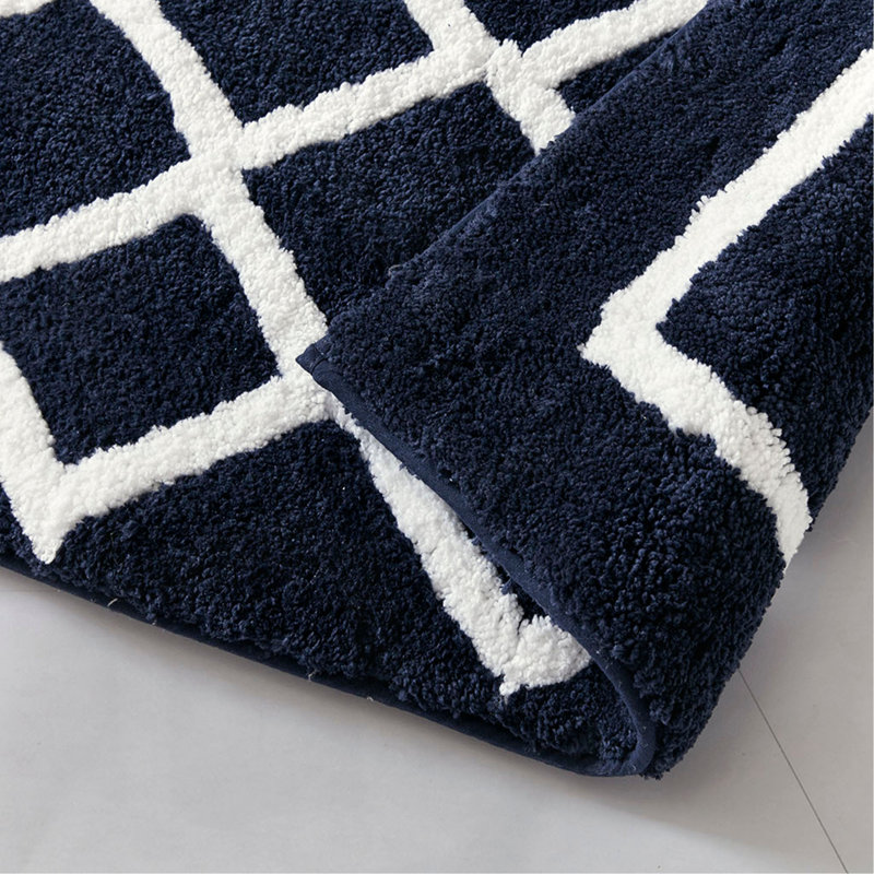 Reversible High Pile Tufted   Bath Rug