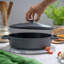 Belfry Kitchen Crowle 3.69 L Non-Stick Cast Iron Round Dutch Oven with Lid