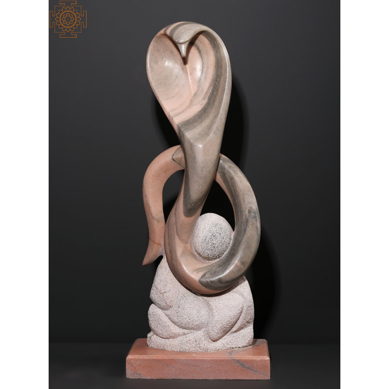 Statue de jardin en pierre rose Kassity Decor