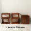 Modern Creative Minimalist 3-tier Solid Wood Nightstand With Sensor Light Strip & Glass Top