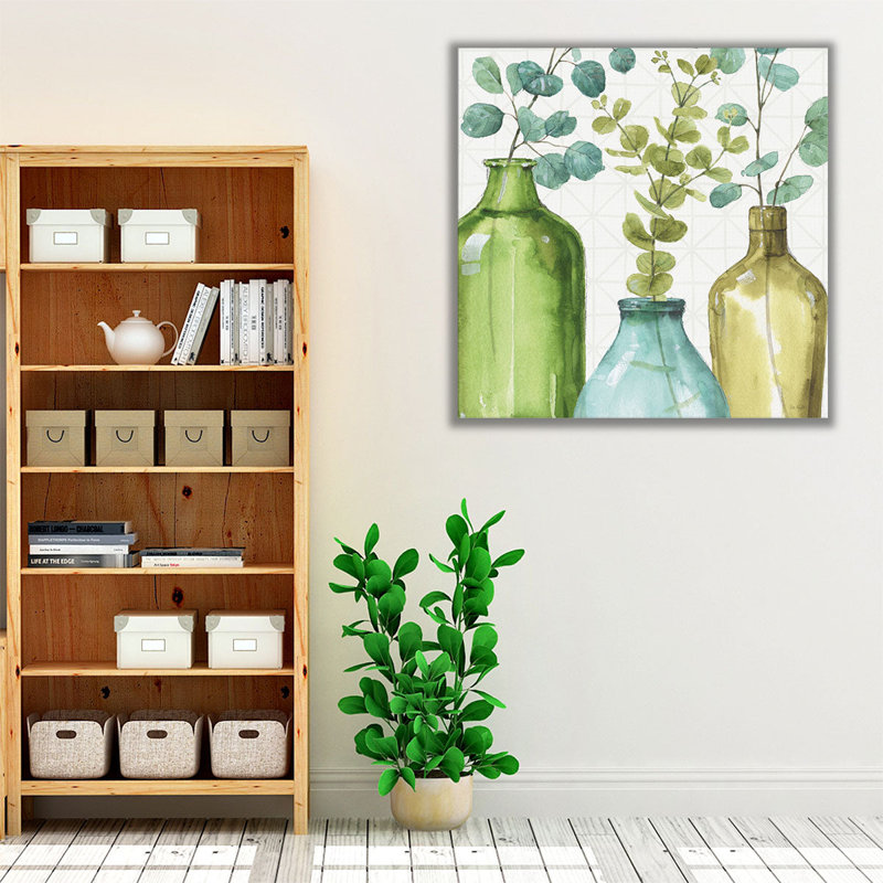 Mixed Greens LVI - reproduction d'art sur toile, H 12 po x l 12 po