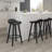 Kian Counter Stool with Solid Wood Frame