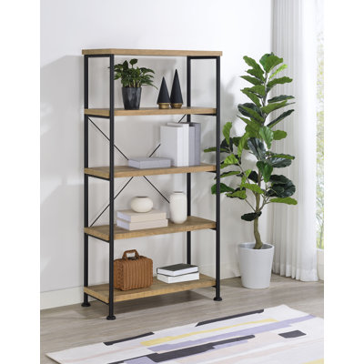 Analiese 63-Inch 4-Shelf Bookshelf Mango