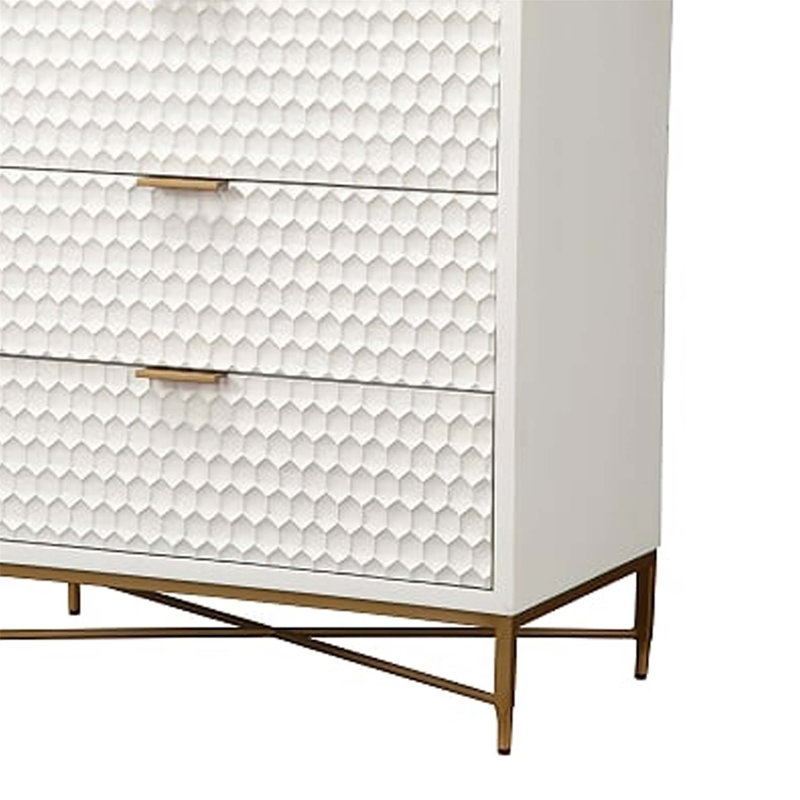 Commode 3 tiroirs Honeycomb