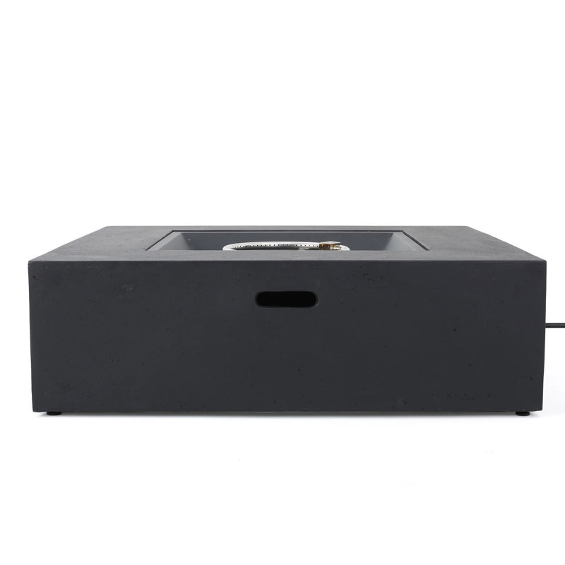  Outdoor 50,000 BTU Square MgO Concrete Propane Fire Pit