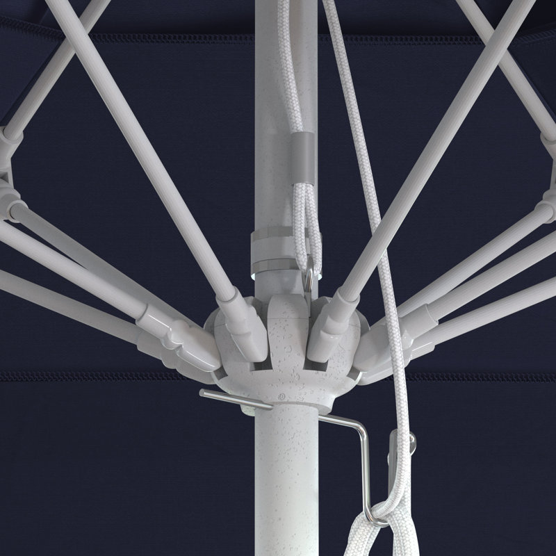 Dailani 132'' Market Umbrella, Navy Blue Performance Canvas