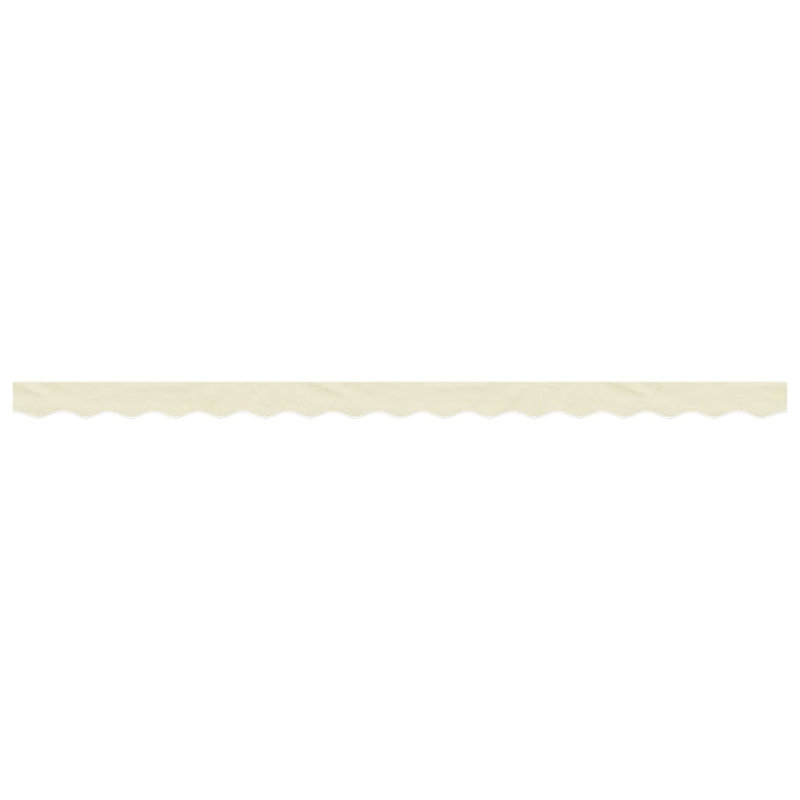 Replacement Fabric For Awning Valance, Cream, Solid Colour, 380cm W x 20cm D